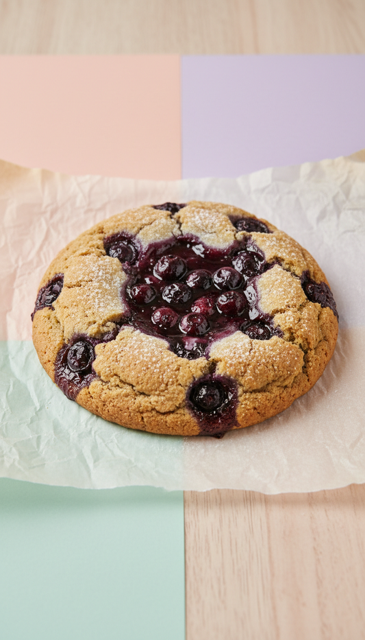 Oversized Blueberry Jam Cookie