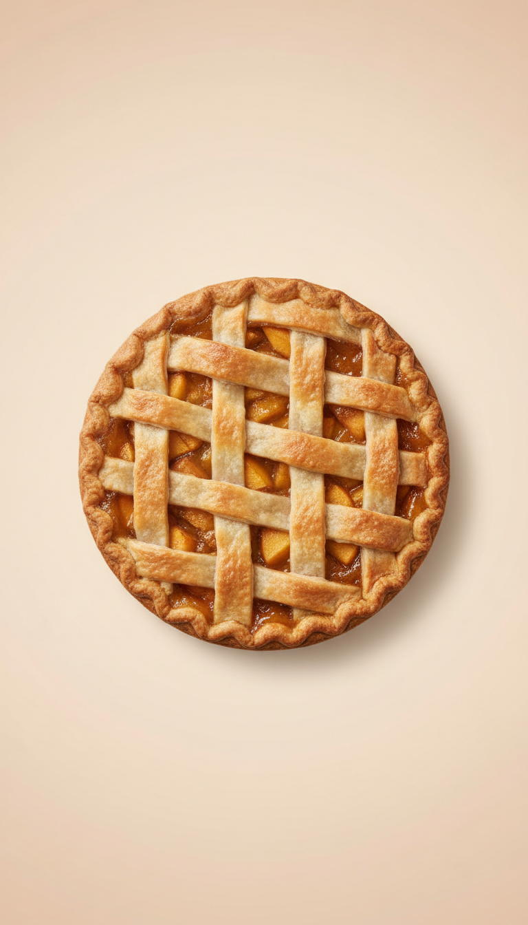 Signature Peach Cobbler Pie